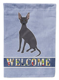 Peruvian Hairless Dog Welcome House Flag 28x40 Porch Sleeve Pole Decorative Outside Yard Banner Artwork Wall Hanging, Polyester