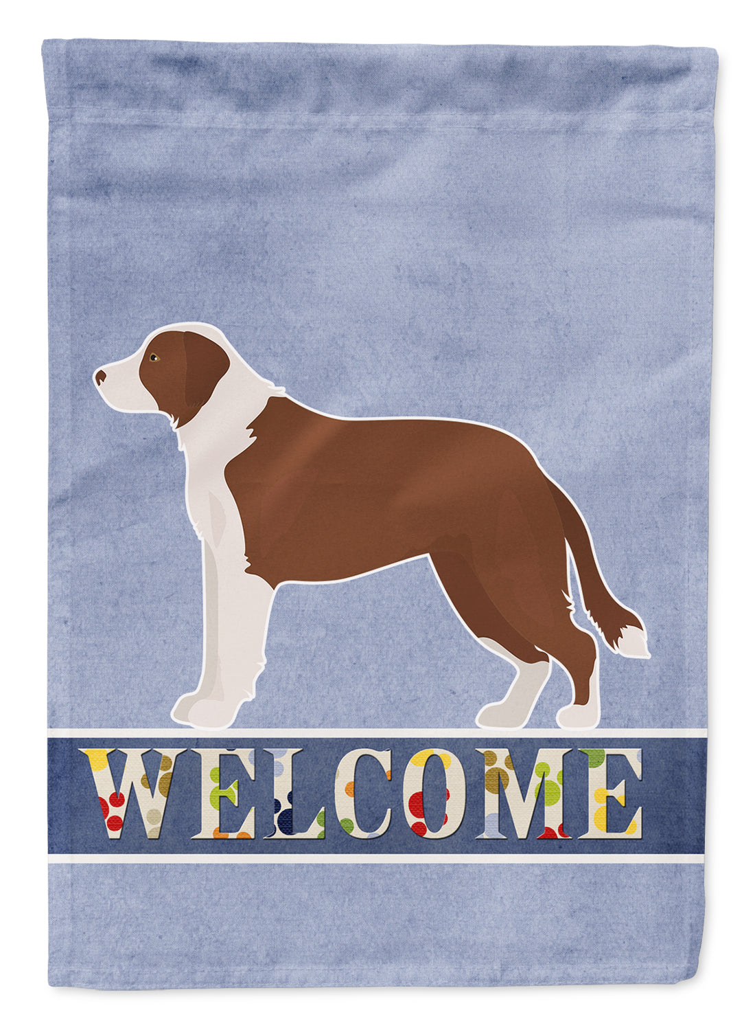 Borador Welcome House Flag 28x40 Porch Sleeve Pole Decorative Outside Yard Banner Artwork Wall Hanging, Polyester