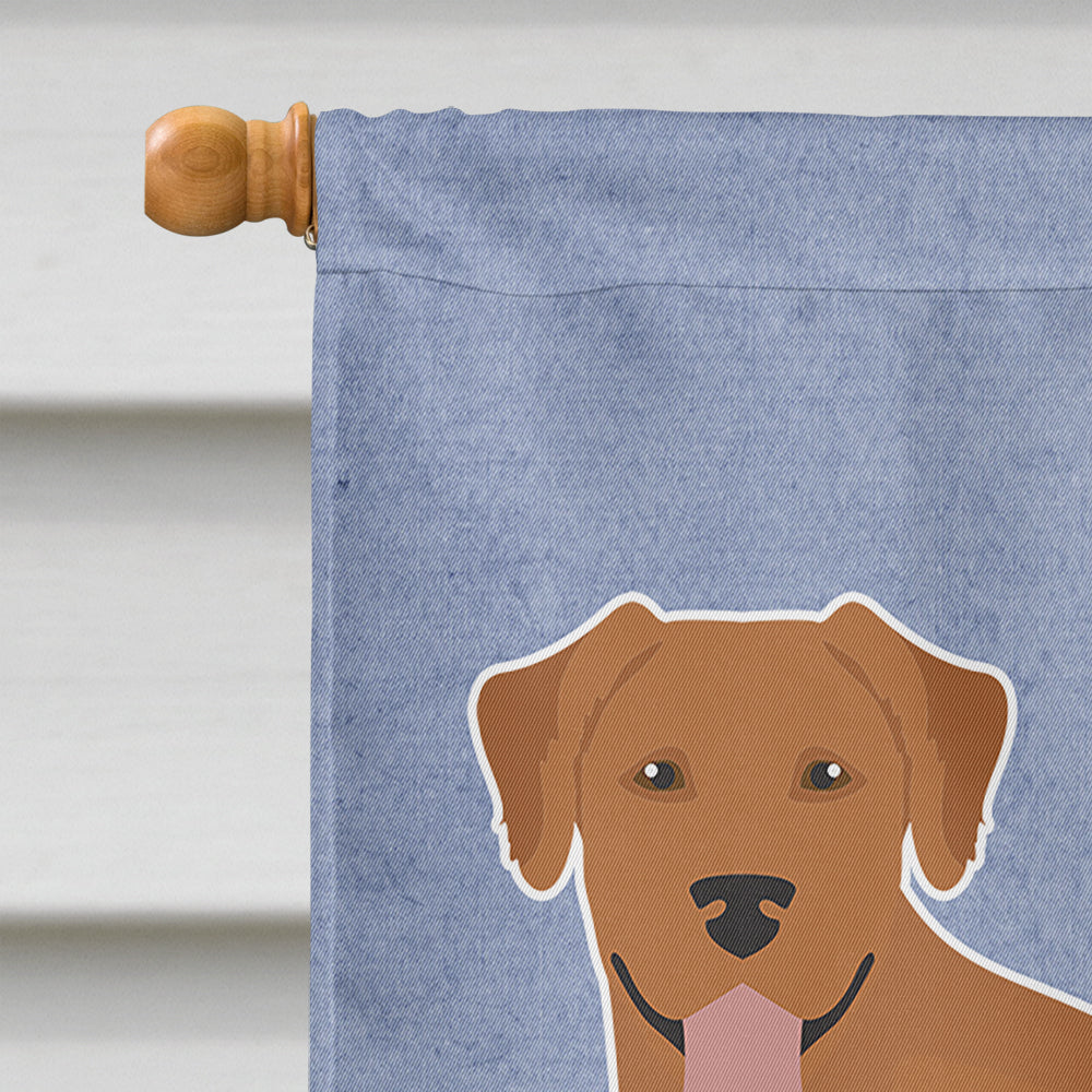 Goldador Welcome House Flag 28x40 Porch Sleeve Pole Decorative Outside Yard Banner Artwork Wall Hanging, Polyester