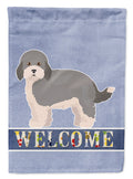 Havapoo #2 Welcome House Flag 28x40 Porch Sleeve Pole Decorative Outside Yard Banner Artwork Wall Hanging, Polyester