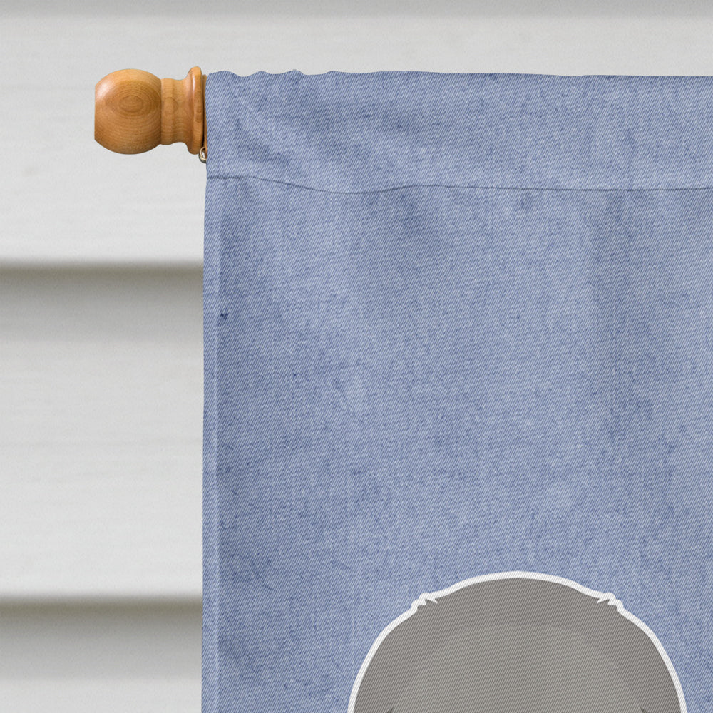 Havapoo #2 Welcome House Flag 28x40 Porch Sleeve Pole Decorative Outside Yard Banner Artwork Wall Hanging, Polyester