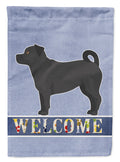 Balck Jug Welcome House Flag 28x40 Porch Sleeve Pole Decorative Outside Yard Banner Artwork Wall Hanging, Polyester