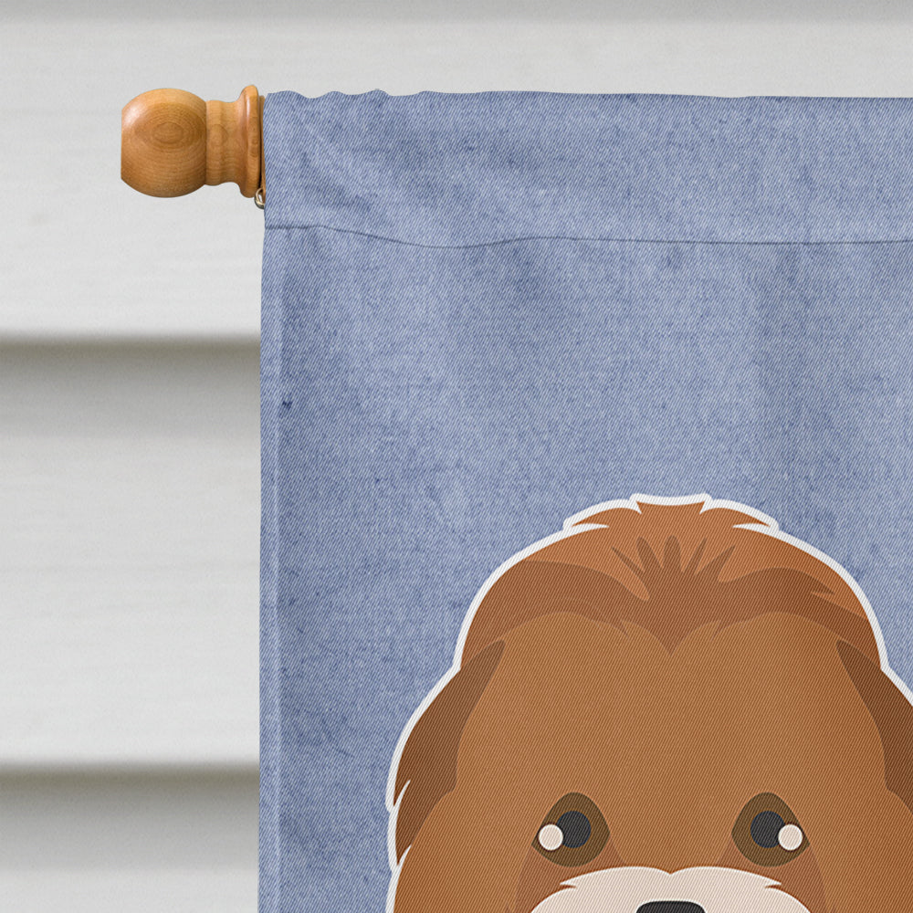 Mal-Shi Welcome House Flag 28x40 Porch Sleeve Pole Decorative Outside Yard Banner Artwork Wall Hanging, Polyester