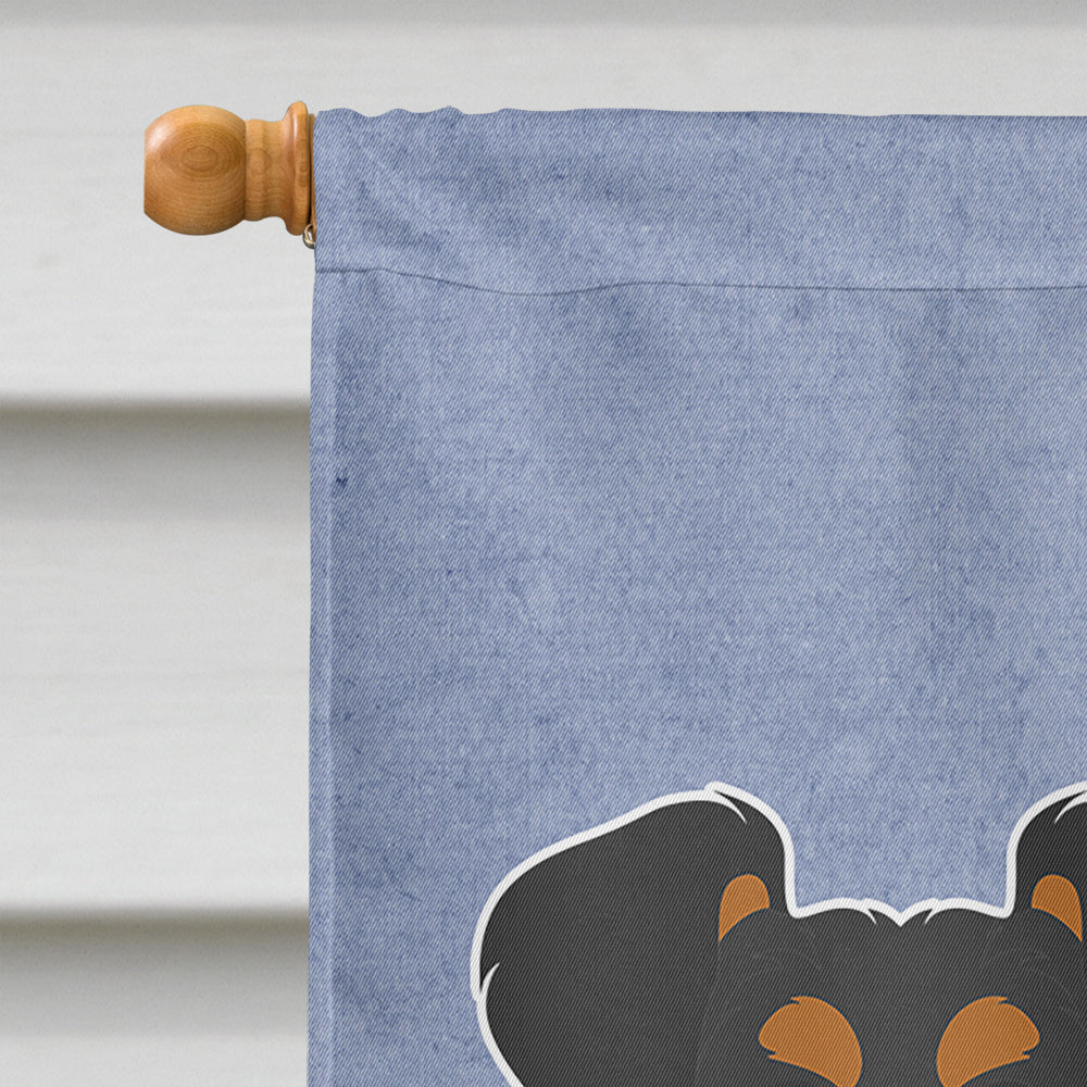 Morkie Welcome House Flag 28x40 Porch Sleeve Pole Decorative Outside Yard Banner Artwork Wall Hanging, Polyester