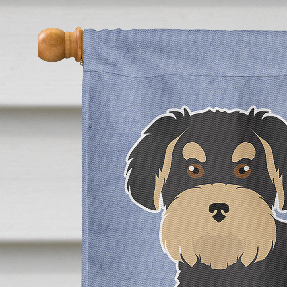 Schnoodle Welcome House Flag 28x40 Porch Sleeve Pole Decorative Outside Yard Banner Artwork Wall Hanging, Polyester