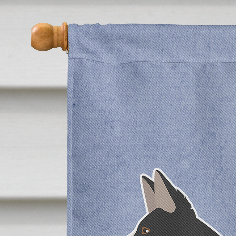Shollie #1 Welcome House Flag 28x40 Porch Sleeve Pole Decorative Outside Yard Banner Artwork Wall Hanging, Polyester