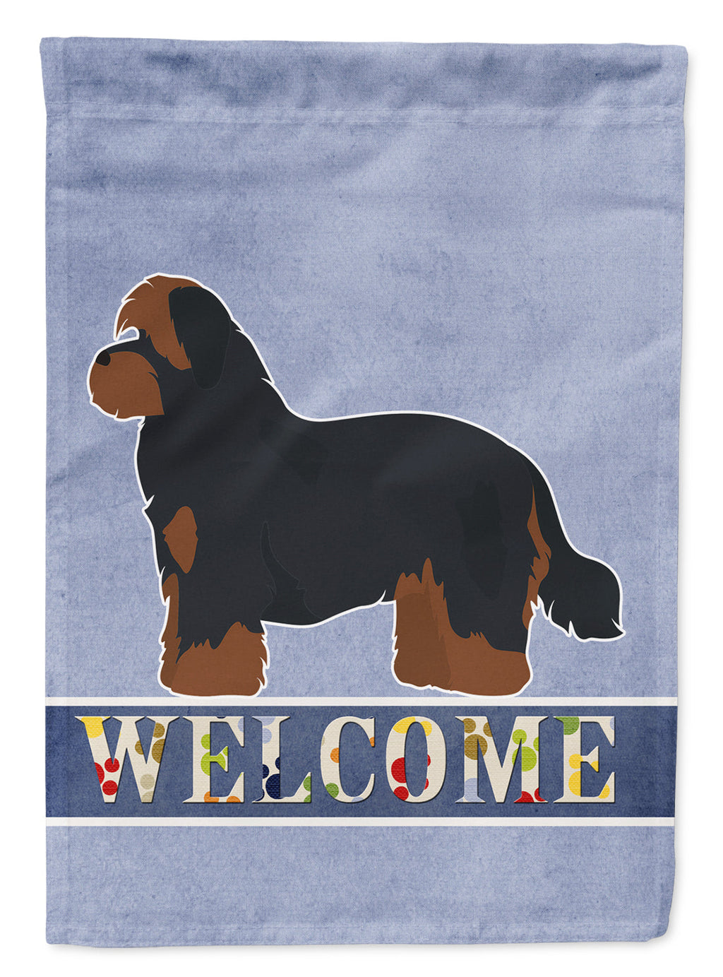 Shorkie #1 Welcome House Flag 28x40 Porch Sleeve Pole Decorative Outside Yard Banner Artwork Wall Hanging, Polyester
