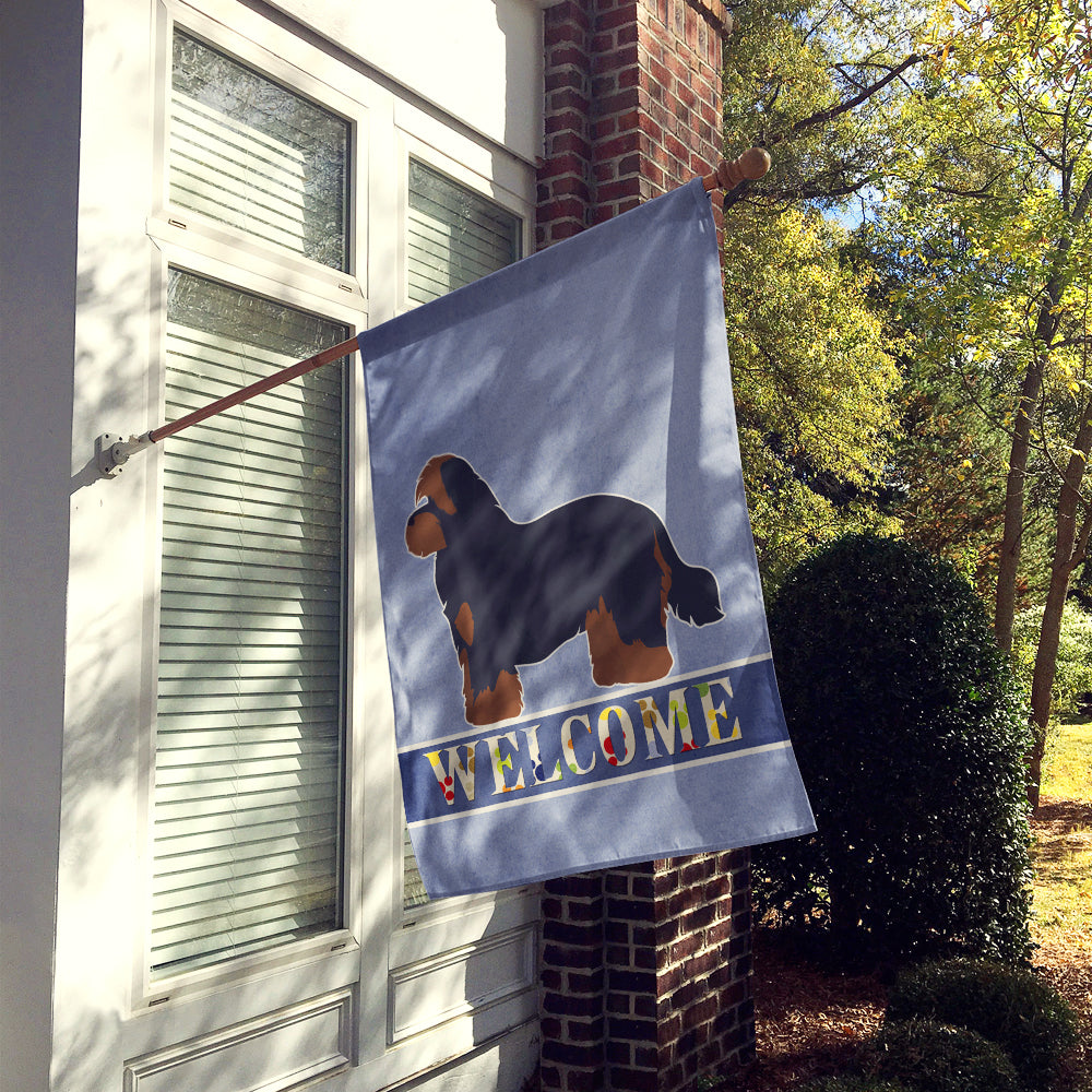 Shorkie #1 Welcome House Flag 28x40 Porch Sleeve Pole Decorative Outside Yard Banner Artwork Wall Hanging, Polyester