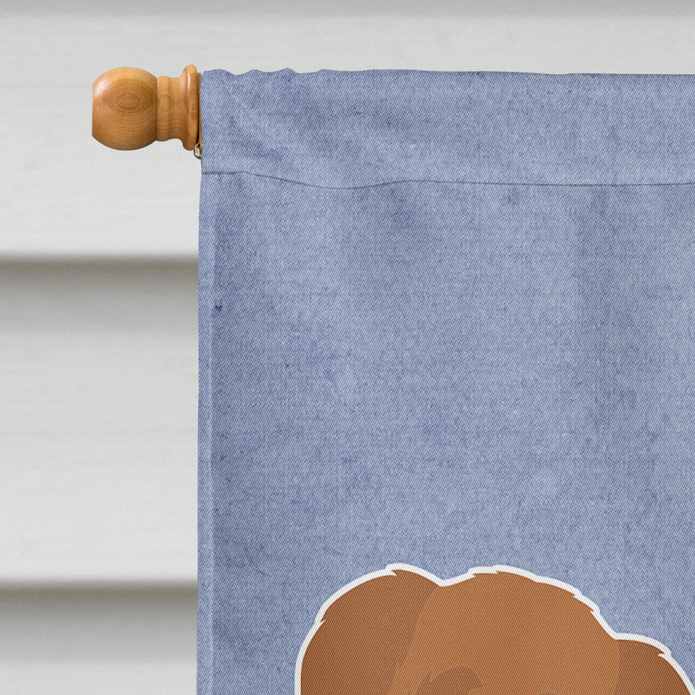 Shorkie #2 Welcome House Flag 28x40 Porch Sleeve Pole Decorative Outside Yard Banner Artwork Wall Hanging, Polyester