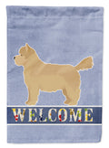 Westiepoo #1 Welcome House Flag 28x40 Porch Sleeve Pole Decorative Outside Yard Banner Artwork Wall Hanging, Polyester
