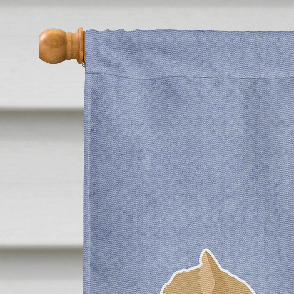Westiepoo #1 Welcome House Flag 28x40 Porch Sleeve Pole Decorative Outside Yard Banner Artwork Wall Hanging, Polyester