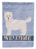 Westiepoo #2 Welcome House Flag 28x40 Porch Sleeve Pole Decorative Outside Yard Banner Artwork Wall Hanging, Polyester
