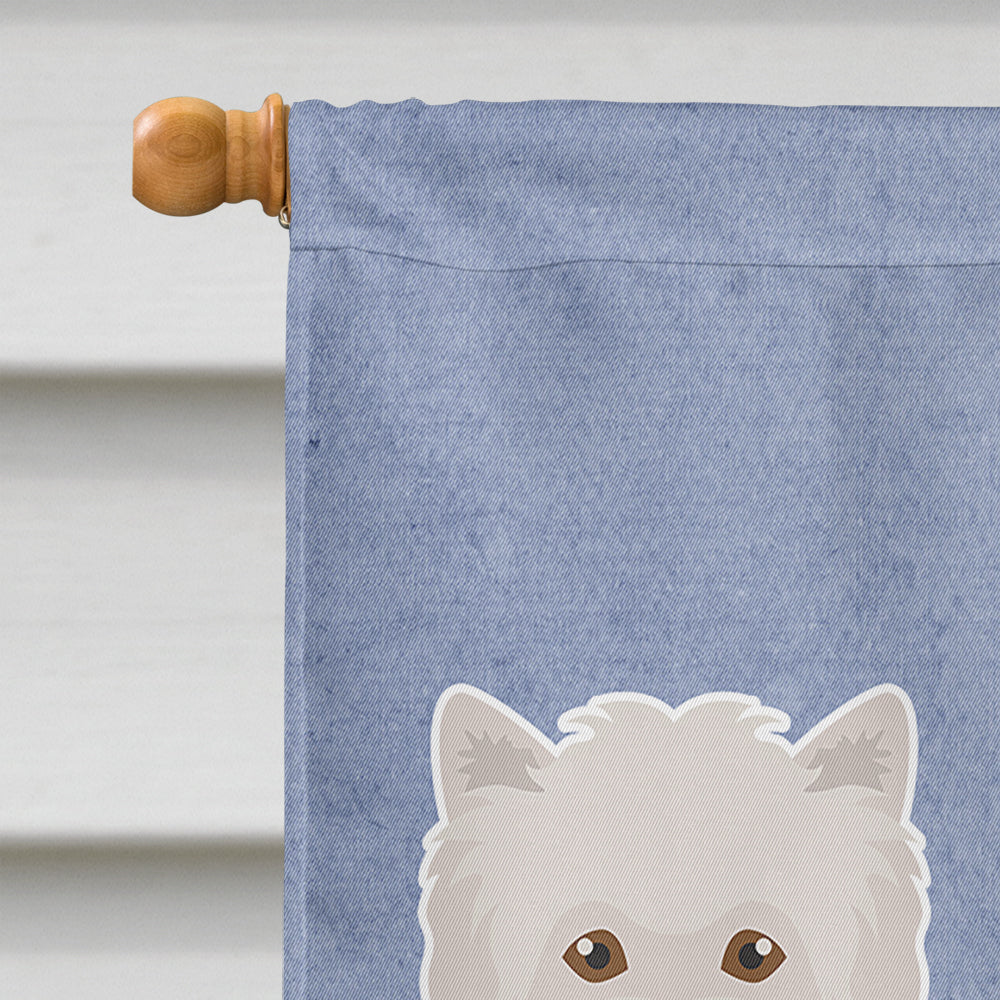 Westiepoo #2 Welcome House Flag 28x40 Porch Sleeve Pole Decorative Outside Yard Banner Artwork Wall Hanging, Polyester