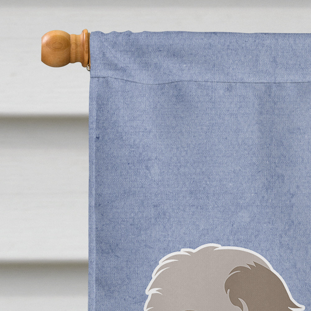 Zuchon #1 Welcome House Flag 28x40 Porch Sleeve Pole Decorative Outside Yard Banner Artwork Wall Hanging, Polyester