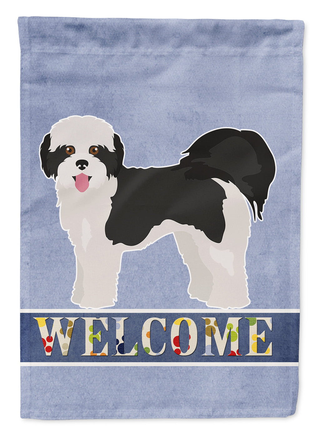 Zuchon #2 Welcome House Flag 28x40 Porch Sleeve Pole Decorative Outside Yard Banner Artwork Wall Hanging, Polyester