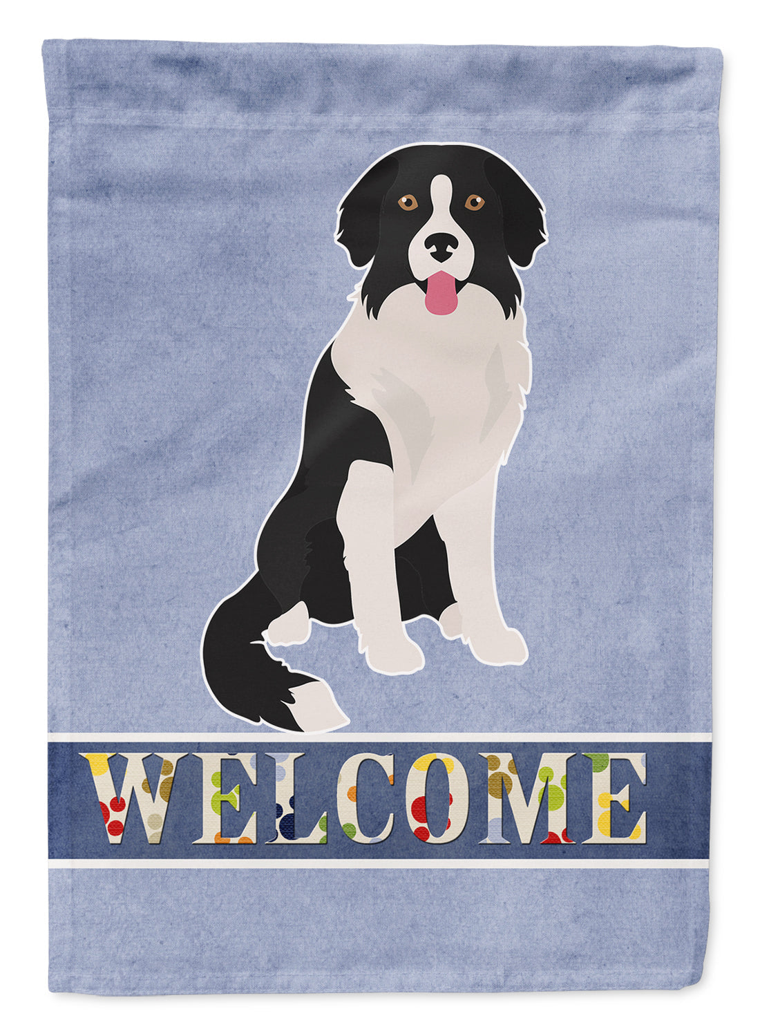 Borador Welcome House Flag 28x40 Porch Sleeve Pole Decorative Outside Yard Banner Artwork Wall Hanging, Polyester