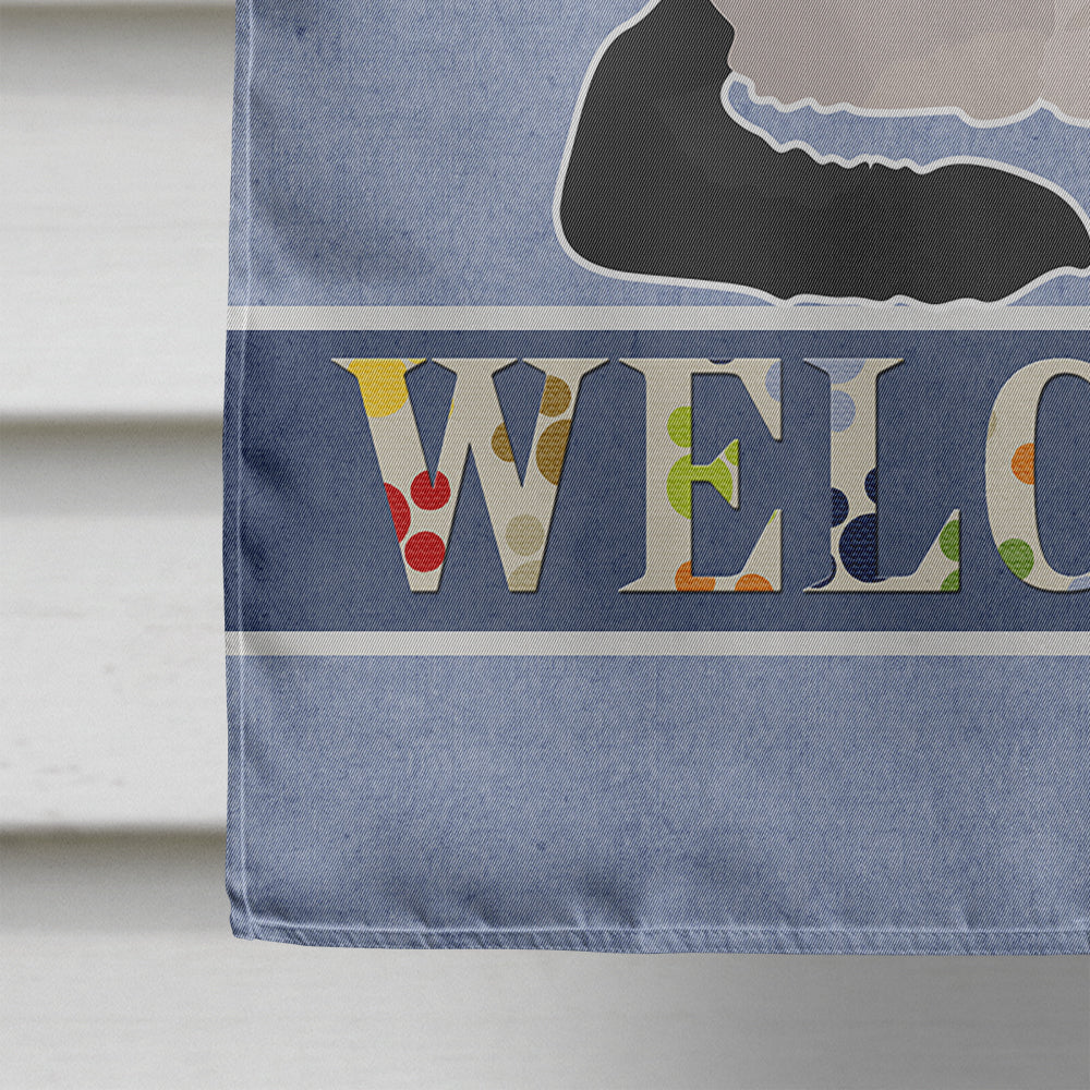 Cavachon #3 Welcome House Flag 28x40 Porch Sleeve Pole Decorative Outside Yard Banner Artwork Wall Hanging, Polyester