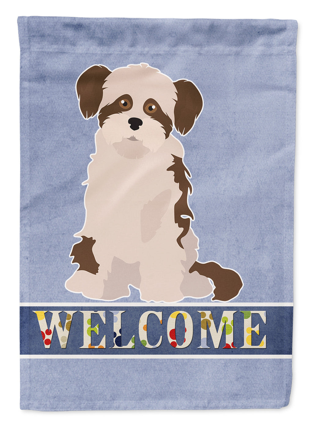 Shi Chi #3 Welcome House Flag 28x40 Porch Sleeve Pole Decorative Outside Yard Banner Artwork Wall Hanging, Polyester