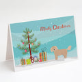 Bichpoo Christmas Tree Greeting Cards Pack of 8 Blank Cards with Envelopes Whimsical A7 Size 5x7