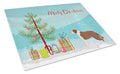 Borador Christmas Tree Cutting Board Tempered Glass Kitchen Cutting Surface, Heat Resistant Chopping, Non-Slip Feet, Food Prep & Serving