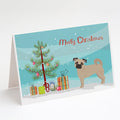 Fawn Chug Christmas Tree Greeting Cards Pack of 8 Blank Cards with Envelopes Whimsical A7 Size 5x7