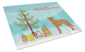 Goldador Christmas Tree Cutting Board Tempered Glass Kitchen Cutting Surface, Heat Resistant Chopping, Non-Slip Feet, Food Prep & Serving
