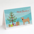 Tan Jug Christmas Tree Greeting Cards Pack of 8 Blank Cards with Envelopes Whimsical A7 Size 5x7