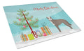 Lurcher #1 Christmas Tree Cutting Board Tempered Glass Kitchen Cutting Surface, Heat Resistant Chopping, Non-Slip Feet, Food Prep & Serving