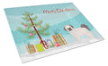 Pekeapoo Christmas Tree Cutting Board Tempered Glass Kitchen Cutting Surface, Heat Resistant Chopping, Non-Slip Feet, Food Prep & Serving