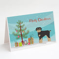 Schnoodle Christmas Tree Greeting Cards Pack of 8 Blank Cards with Envelopes Whimsical A7 Size 5x7