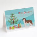 Sheepadoodle Christmas Tree Greeting Cards Pack of 8 Blank Cards with Envelopes Whimsical A7 Size 5x7
