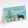 Shollie #2 Christmas Tree Greeting Cards Pack of 8 Blank Cards with Envelopes Whimsical A7 Size 5x7