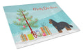 Shorkie #1 Christmas Tree Cutting Board Tempered Glass Kitchen Cutting Surface, Heat Resistant Chopping, Non-Slip Feet, Food Prep & Serving