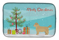 Westiepoo #1 Christmas Tree Dish Drying Mat Absorbent Dish Drying Mat Pad for Kitchen Counter Dish Drainer Mat for Countertop, 14 x 21", Multicolor
