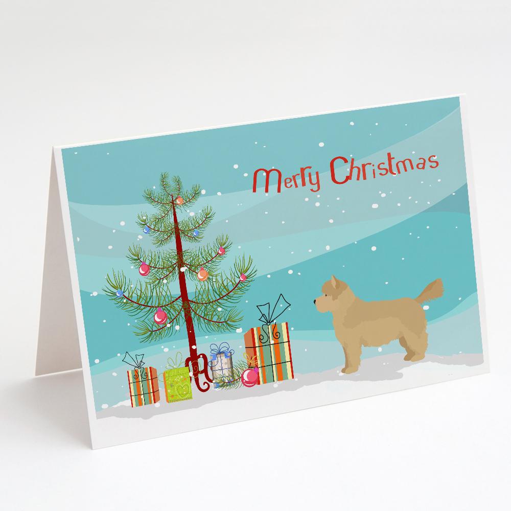 Westiepoo #1 Christmas Tree Greeting Cards Pack of 8 Blank Cards with Envelopes Whimsical A7 Size 5x7