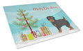 Yorkiepoo #1 Christmas Tree Cutting Board Tempered Glass Kitchen Cutting Surface, Heat Resistant Chopping, Non-Slip Feet, Food Prep & Serving