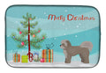 Zuchon #1 Christmas Tree Dish Drying Mat Absorbent Dish Drying Mat Pad for Kitchen Counter Dish Drainer Mat for Countertop, 14 x 21", Multicolor