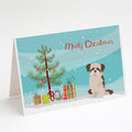 Shi Chi #3 Christmas Tree Greeting Cards Pack of 8 Blank Cards with Envelopes Whimsical A7 Size 5x7