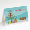 Chinese Hamster Merry Christmas Greeting Cards Pack of 8 Blank Cards with Envelopes Whimsical A7 Size 5x7