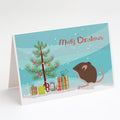 Baby Mouse Merry Christmas Greeting Cards Pack of 8 Blank Cards with Envelopes Whimsical A7 Size 5x7