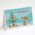 Spiny Mouse Merry Christmas Greeting Cards Pack of 8 Blank Cards with Envelopes Whimsical A7 Size 5x7