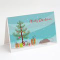 Satin Rat Merry Christmas Greeting Cards Pack of 8 Blank Cards with Envelopes Whimsical A7 Size 5x7