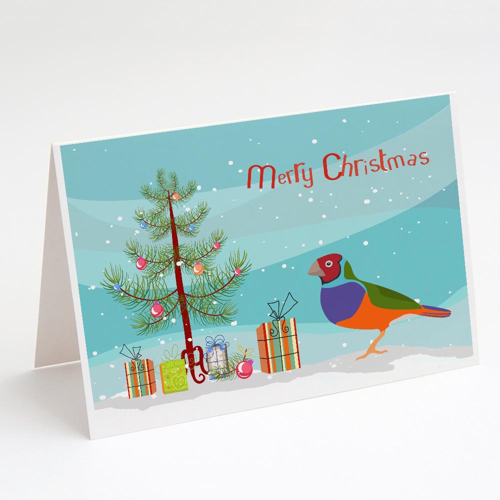 Amadina Merry Christmas Greeting Cards Pack of 8 Blank Cards with Envelopes Whimsical A7 Size 5x7
