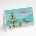 Finch Merry Christmas Greeting Cards Pack of 8 Blank Cards with Envelopes Whimsical A7 Size 5x7