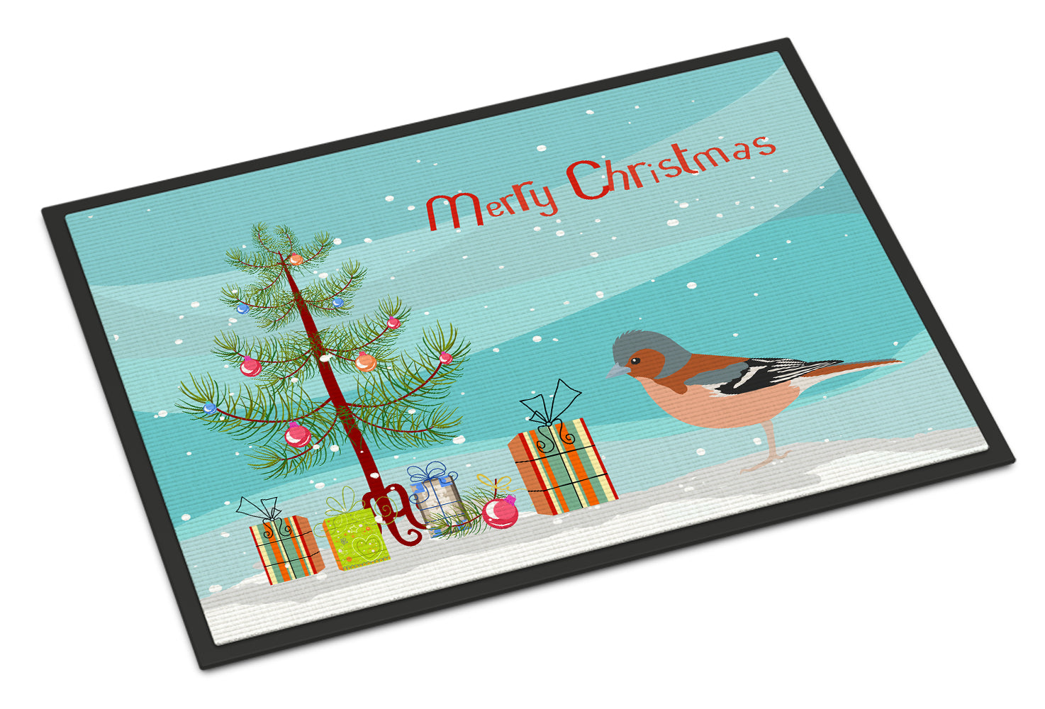 Finch Merry Christmas Doormat Indoor Outdoor 24H X 36W Front Door Mat Rugs for Entryway, Non Slip Washable Low Pile,