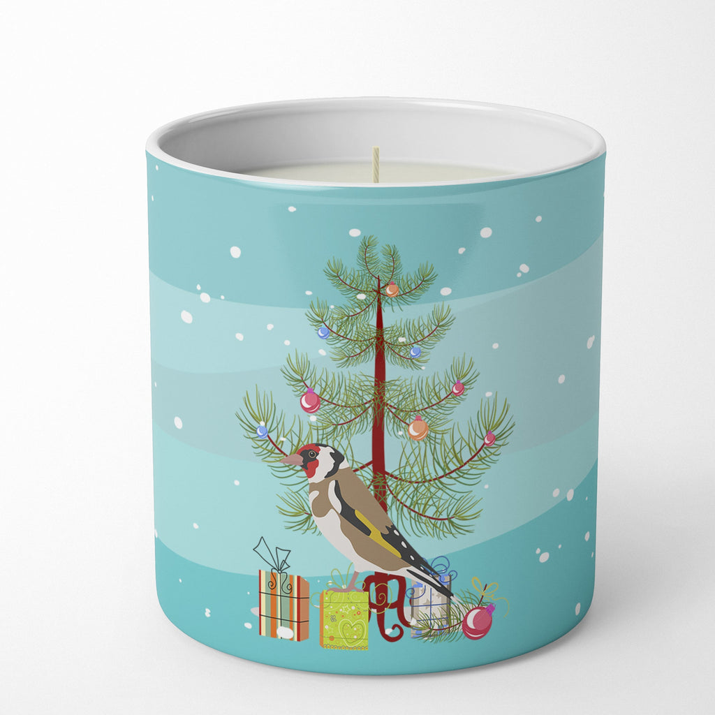 Gold Finch Merry Christmas Decorative Soy Candle Nature Soy Wax Essential Oil Home Decor Ideal for Bedroom Kitchen Bath Office Gift, 10 oz