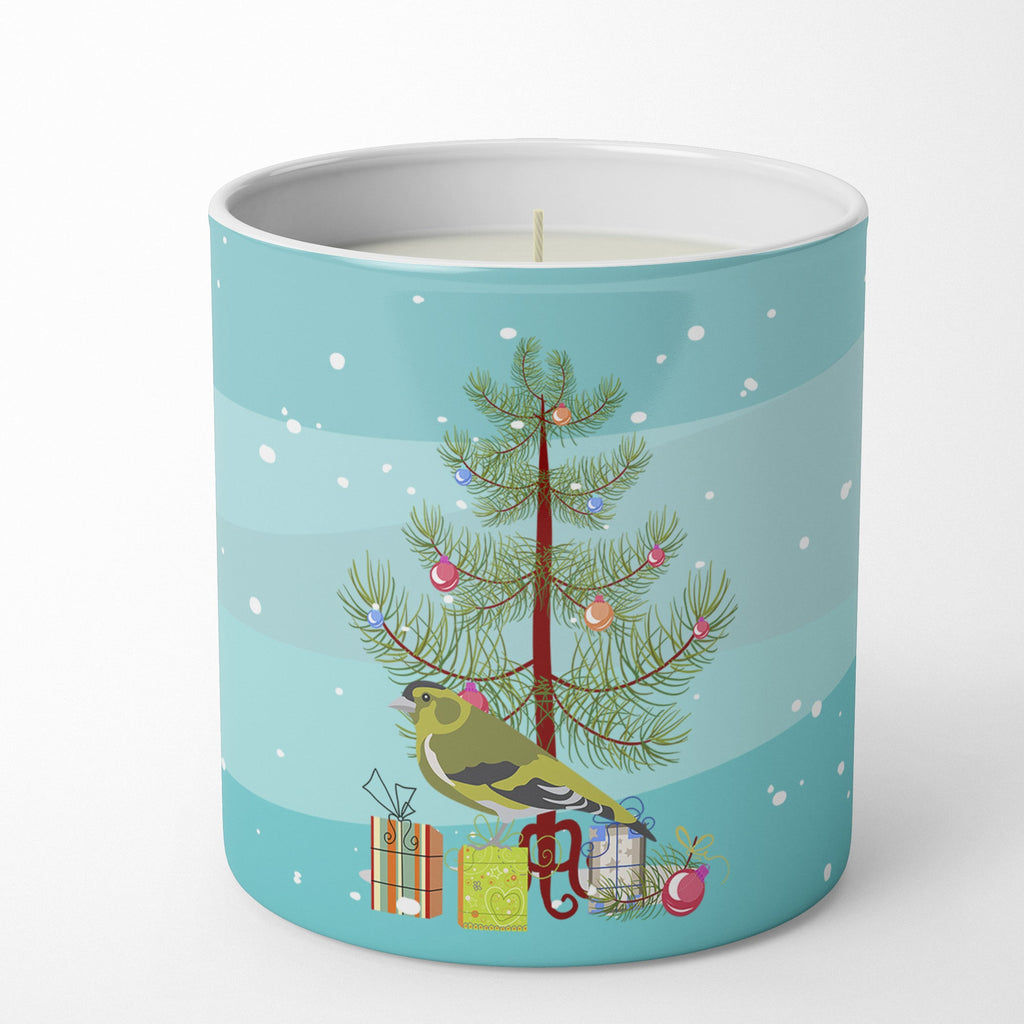 Siskin Merry Christmas Decorative Soy Candle Nature Soy Wax Essential Oil Home Decor Ideal for Bedroom Kitchen Bath Office Gift, 10 oz