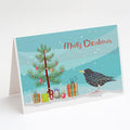 Starling Merry Christmas Greeting Cards Pack of 8 Blank Cards with Envelopes Whimsical A7 Size 5x7