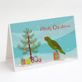 Amazon Parrot Merry Christmas Greeting Cards Pack of 8 Blank Cards with Envelopes Whimsical A7 Size 5x7