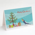 Cockatiel Merry Christmas Greeting Cards Pack of 8 Blank Cards with Envelopes Whimsical A7 Size 5x7